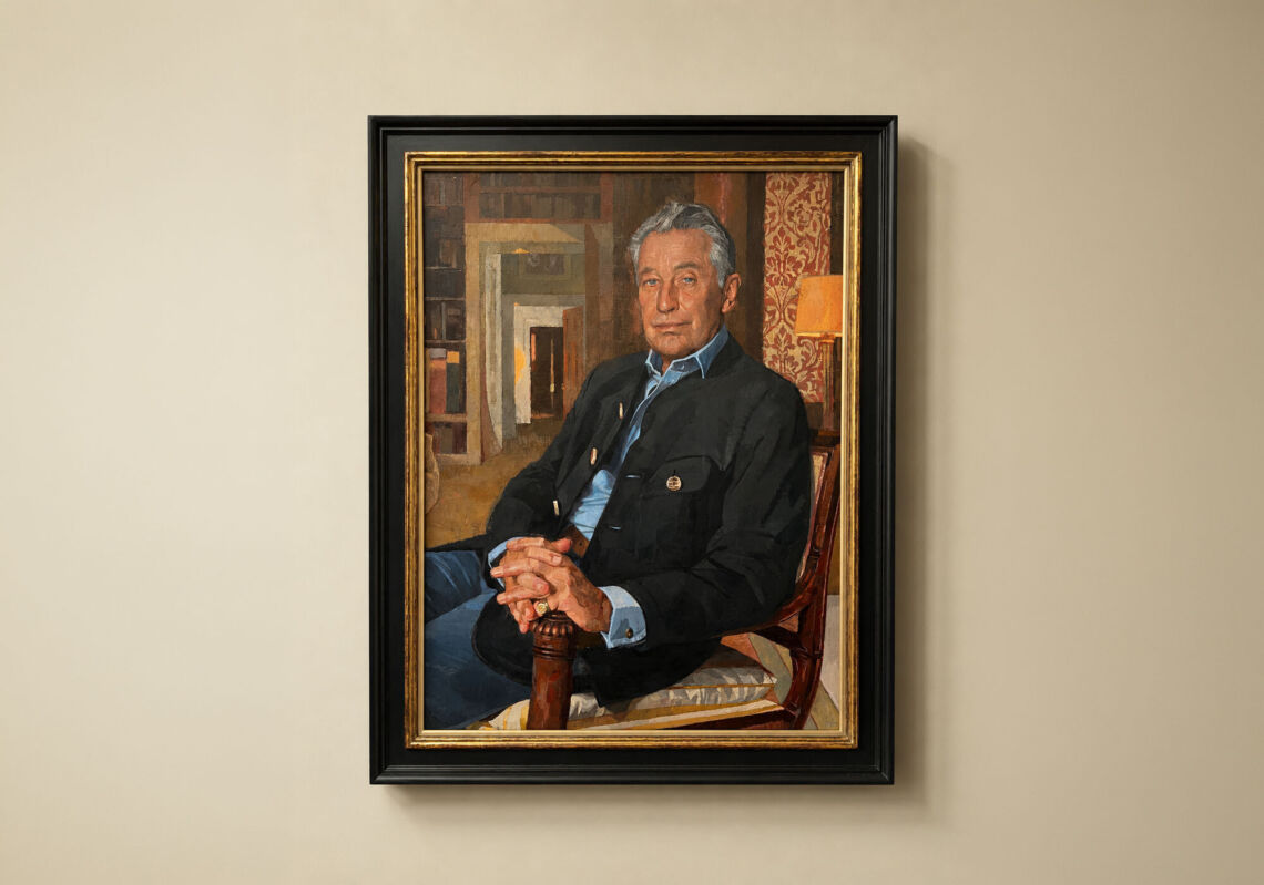 Man in chair portrait