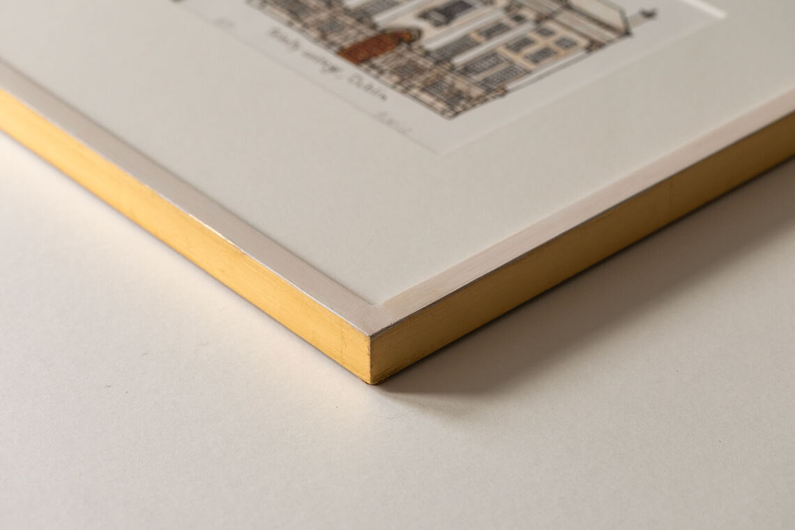 Frame corner close up